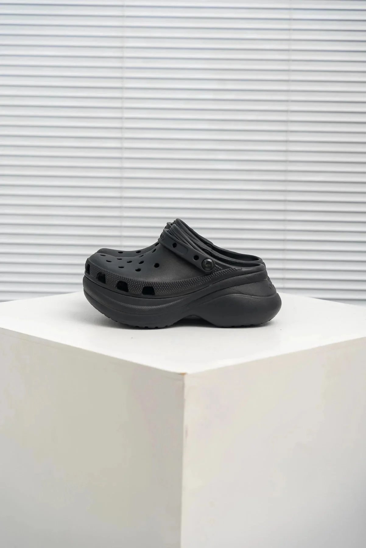 Crocs Mega Crush Clog Black Sandals - 1