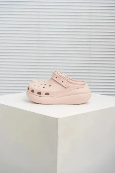 Crocs Classic Crush Clog Pink Casual Shoes - 1