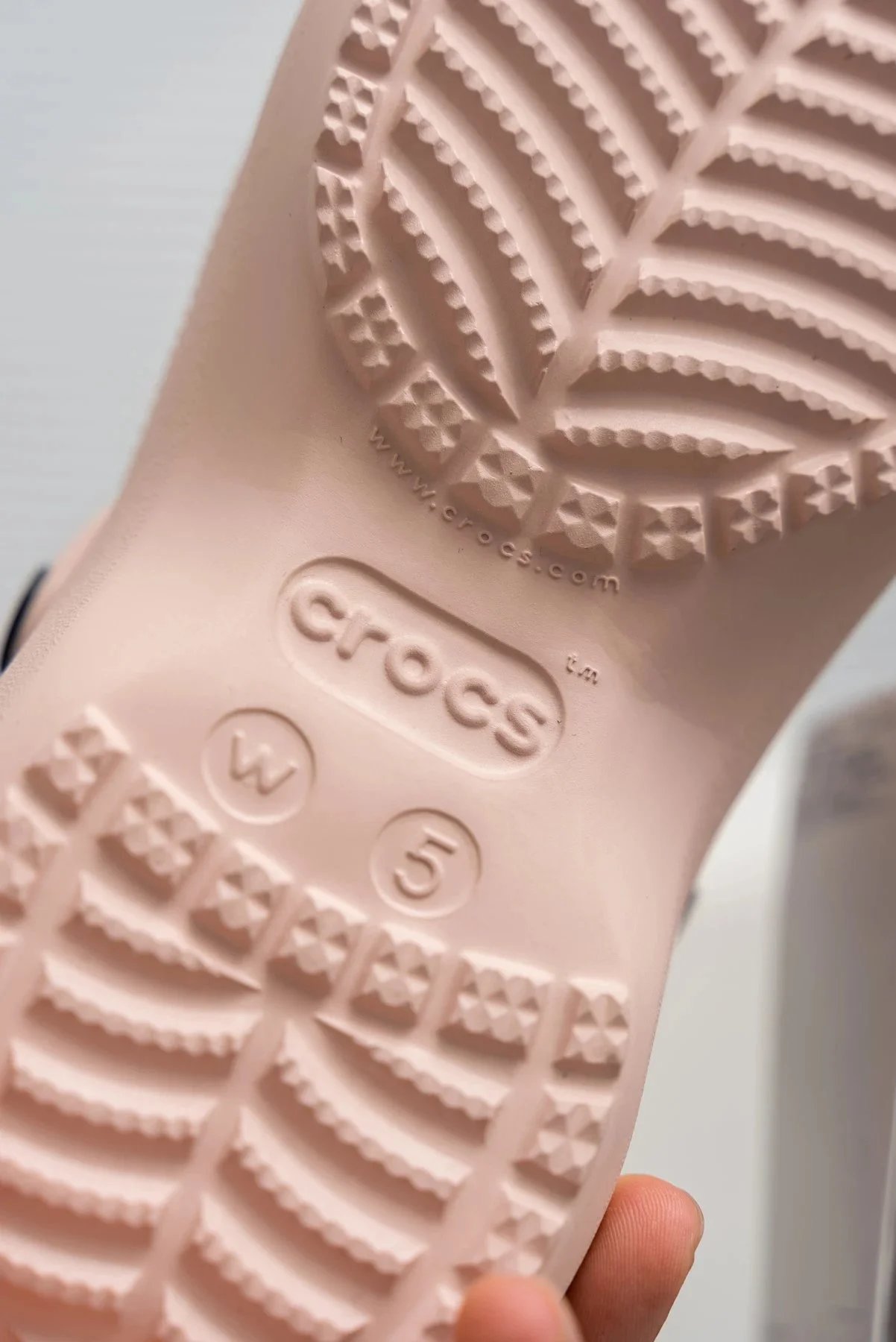 Crocs Classic Platform Clog Beige Sandals - 21