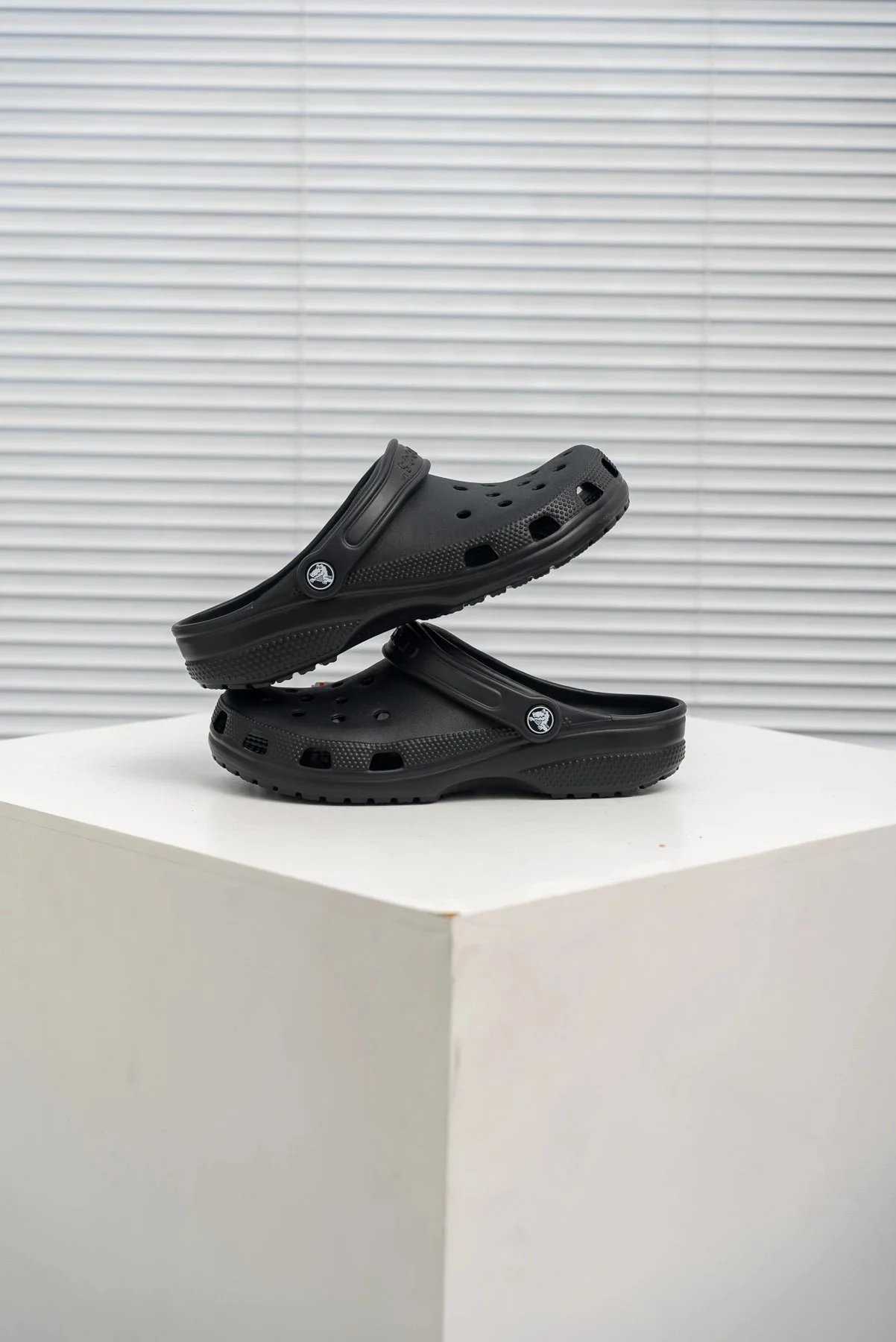 Crocs Classic Platform Clog Beige Sandals - 62
