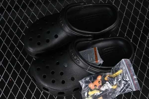 Crocs Platform Clog Black Shoes Sandals - 80