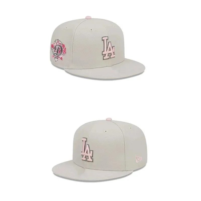 New Era LA Dodgers Floral Pink Snapback Cap Hats