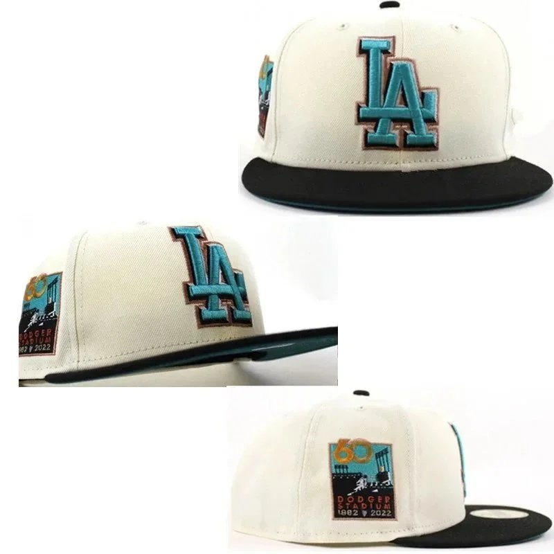 New Era Los Angeles Dodgers Black Snapback Cap Hats - 5