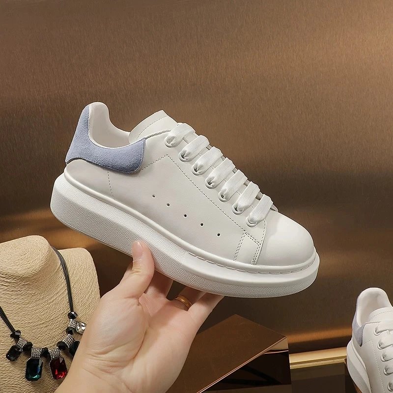Women's Platform White Sneakers Spring 2025 photo 5