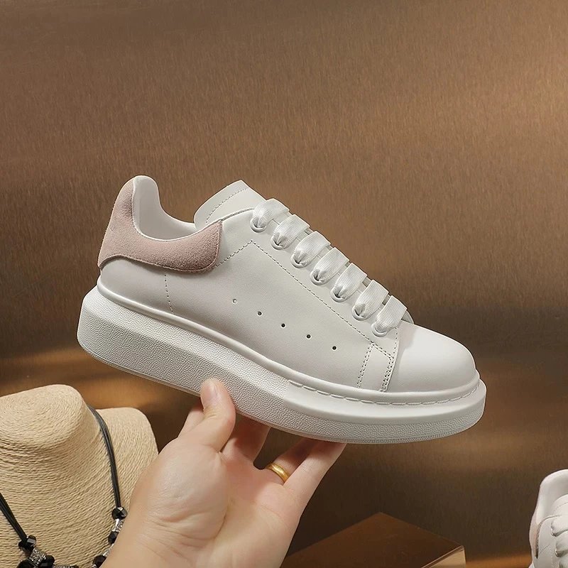 Women's Platform White Sneakers Spring 2025 photo 6
