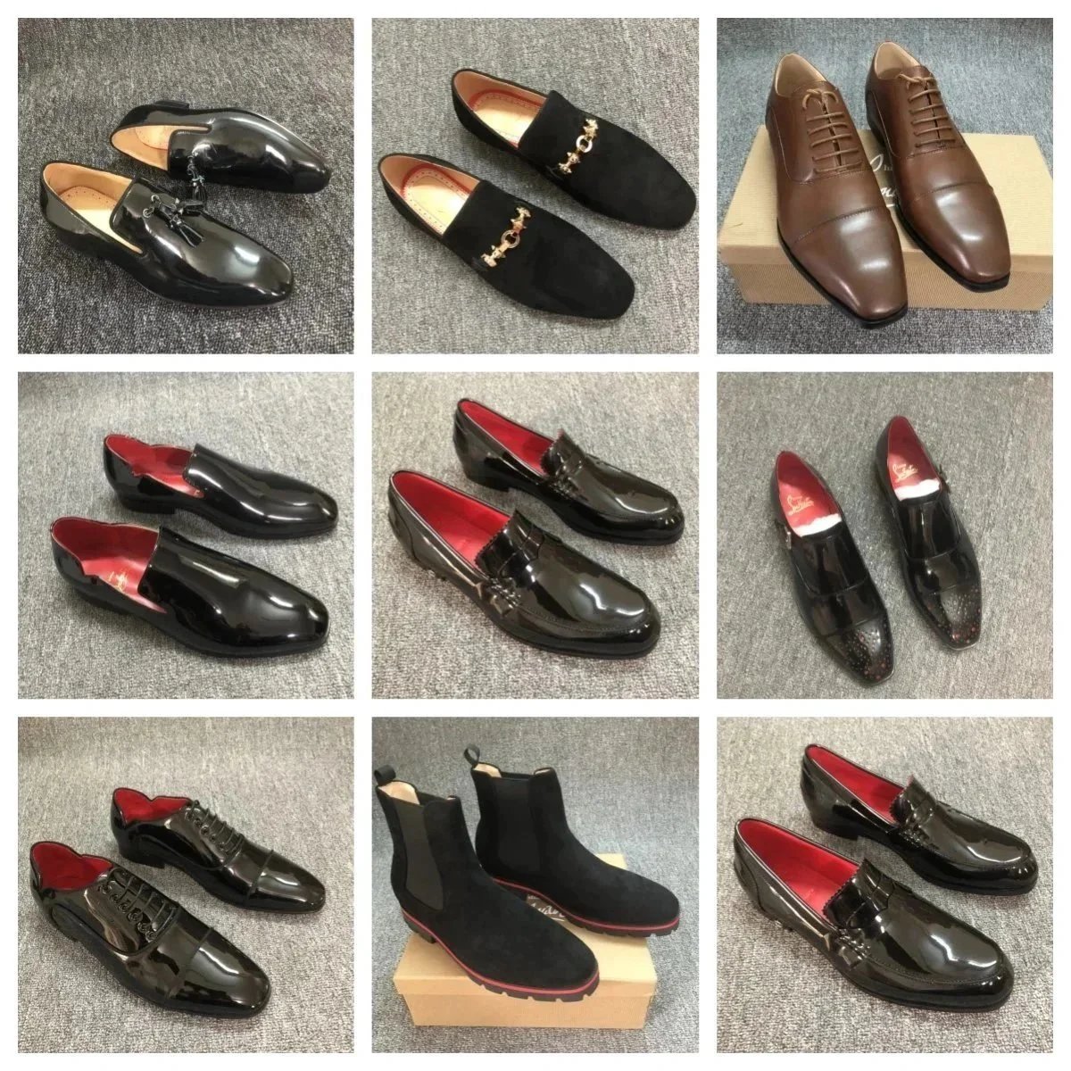 Christian Louboutin Red Sole Dress Shoes Loafers Collection