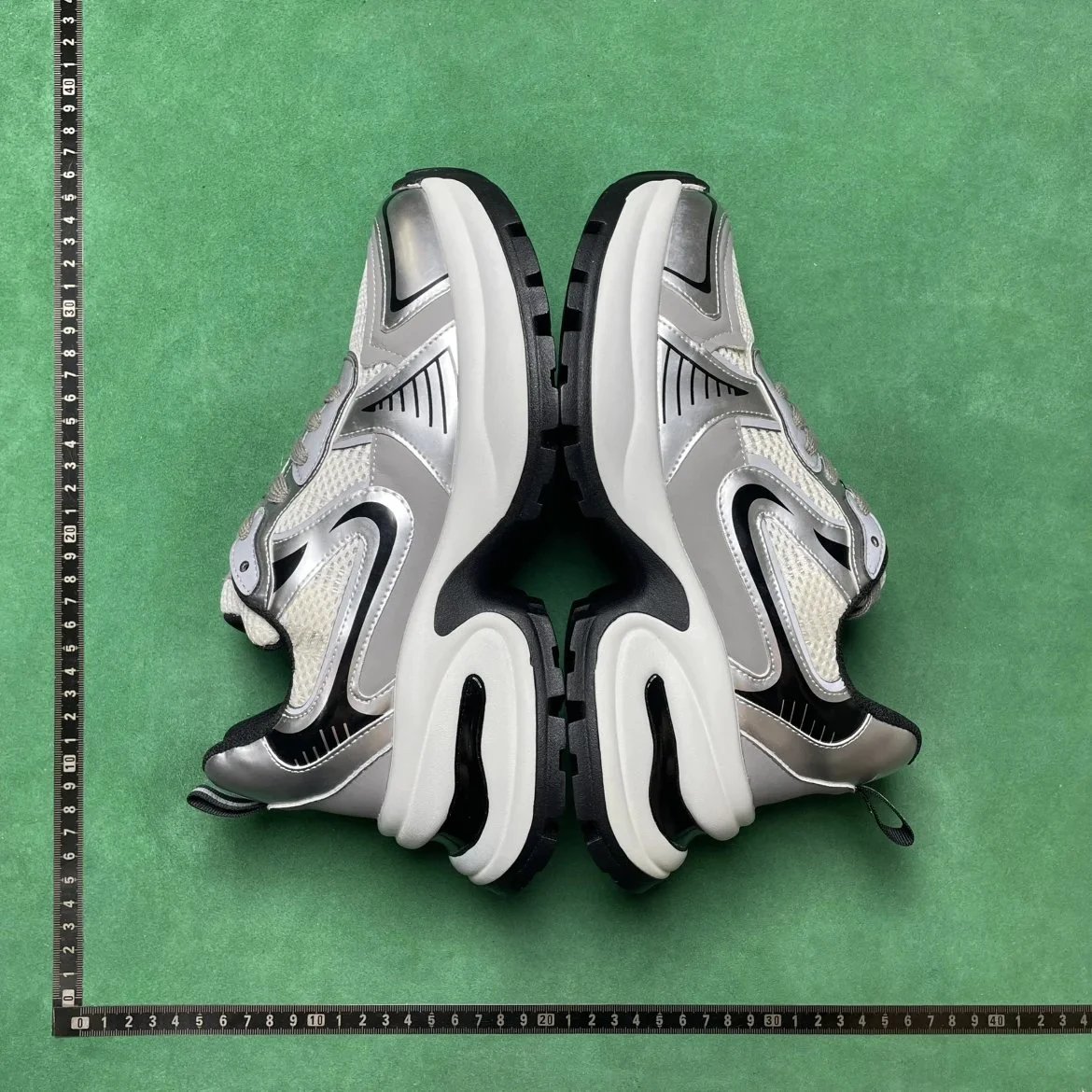 🔥1:1 batch GGCC Thick-Soled Retro Platform - Silver  in the Best OopBuy Spreadsheet QC photos