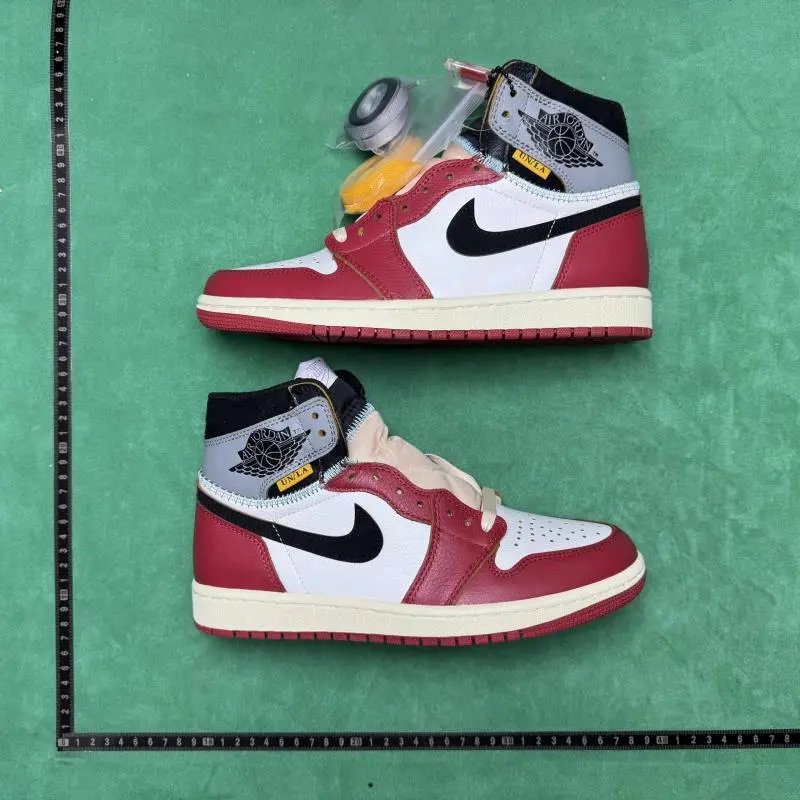Jordan 1 G 拼接 白红灰 1.0高帮