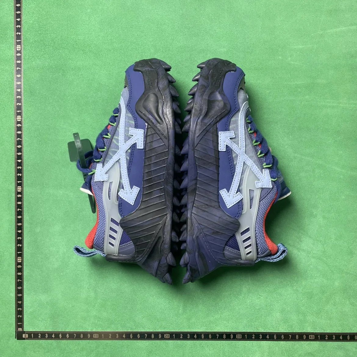 OFF_WHITE TD 2 皮革圆头系带防滑低帮生活休闲鞋