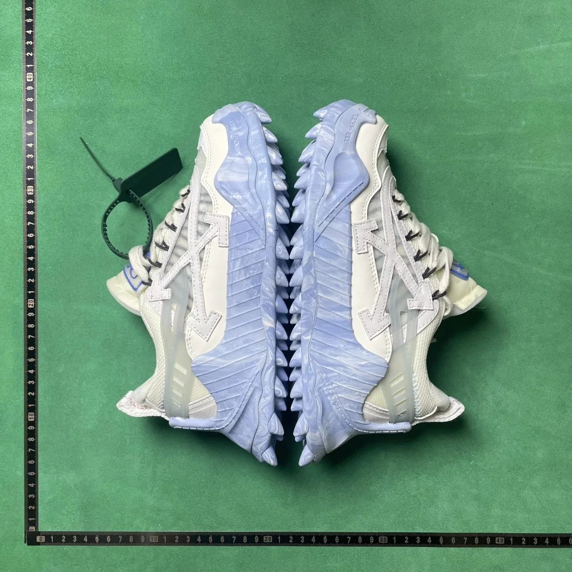 OFF_WHITE TD 2 皮革圆头系带防滑低帮生活休闲鞋