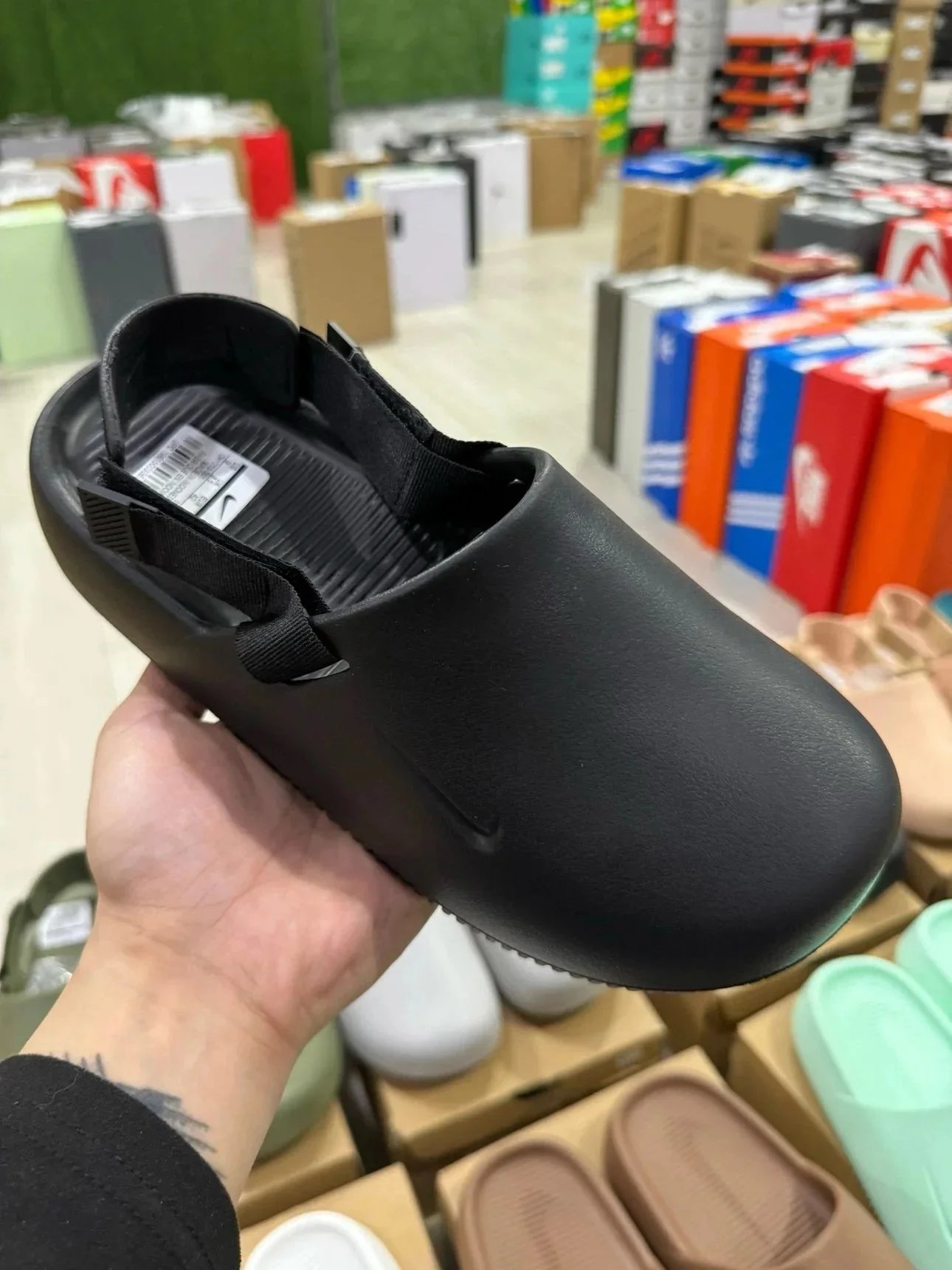 Designer Shoes 绿扣同源 纯原版本 Calm Slide 轻便舒适运动拖鞋 白色 褐色 薄荷绿 黑色 米色 绿色 油绿色 灰色麻黄
