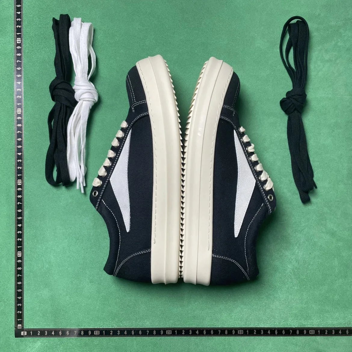 🔥1:1 batch Rick Owens EDFU Suede Leather Vintage Low 'Dust Milk'