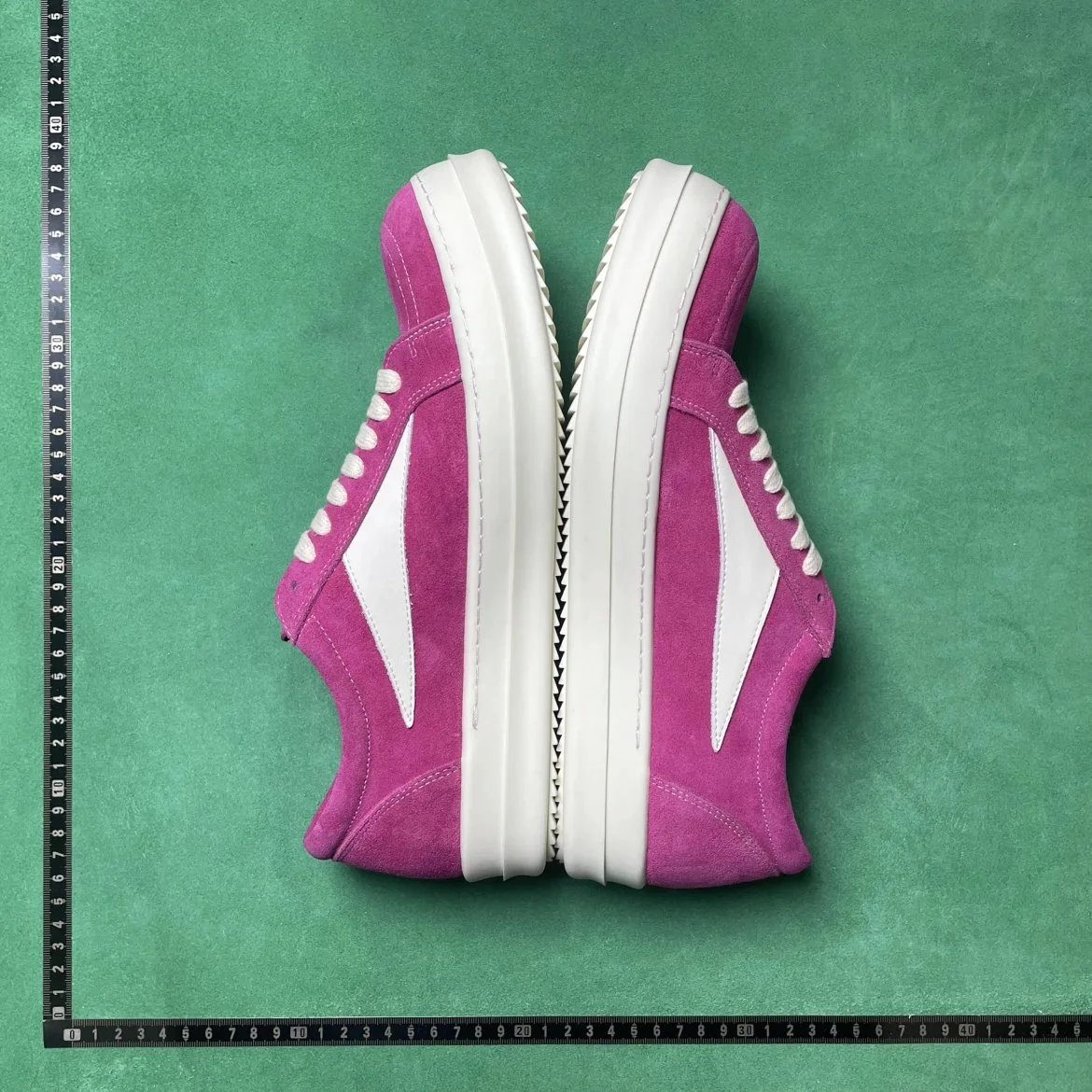 🔥1:1 batch Rick Owens EDFU Suede Leather Vintage Low 'Dust Milk'
