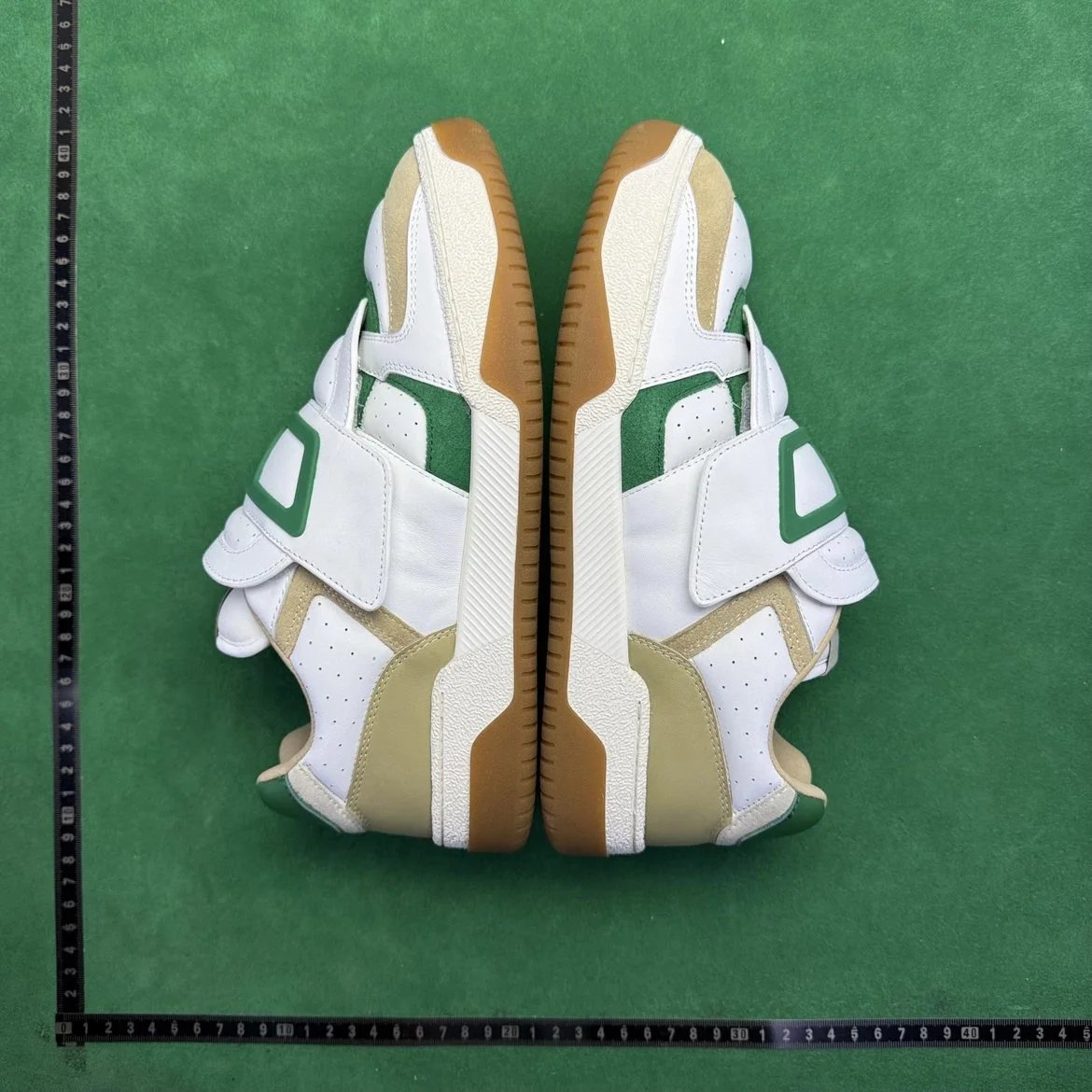 Designer Shoes TT 8 皮革圆头魔术贴低帮板鞋