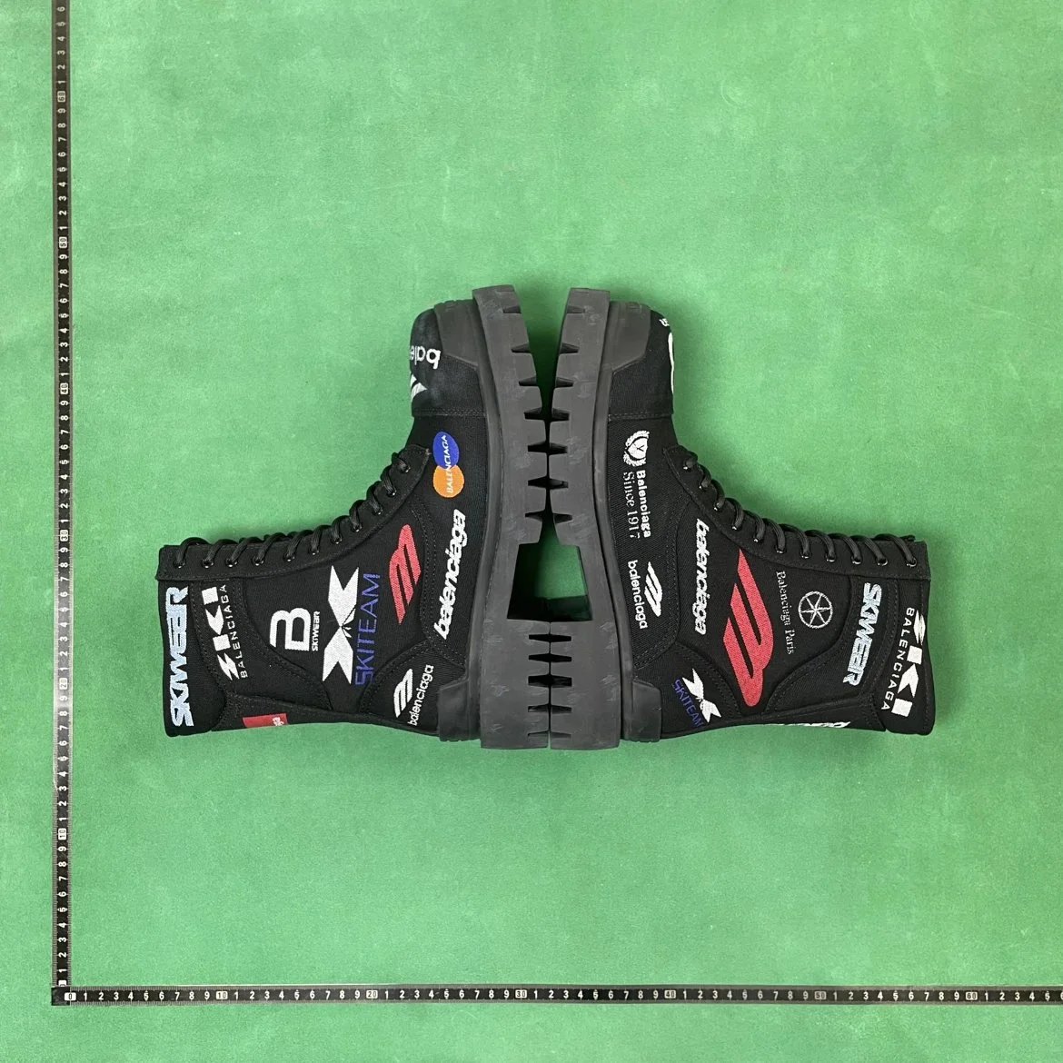 🔥1:1 batch BALENCIAGA Men's Combat Strike 20mm Boot in Black  in the Best OopBuy Spreadsheet QC photos