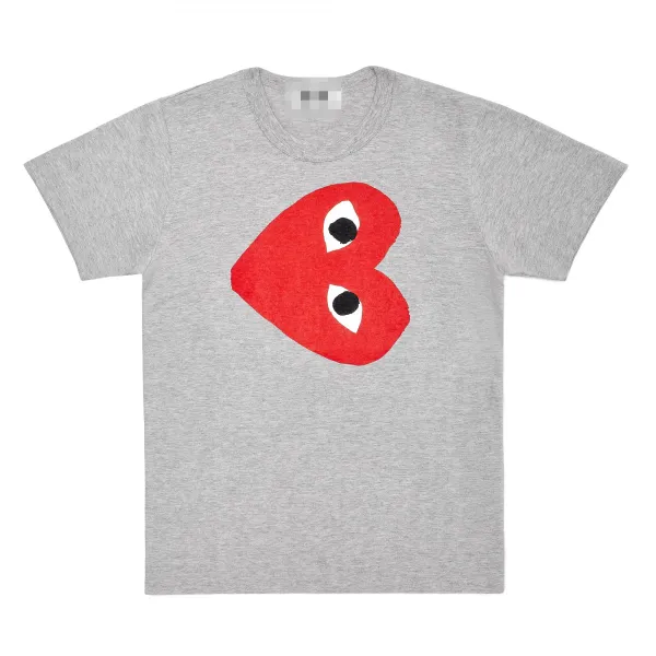 Play Comme des Garçons Heart Eyes Red Graphic T-Shirt - 1