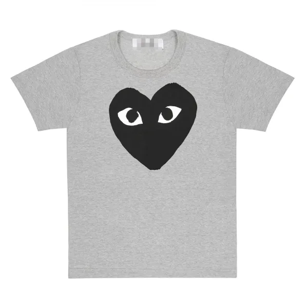 Play Comme des Garçons Heart Eyes T-Shirt Gray - 1