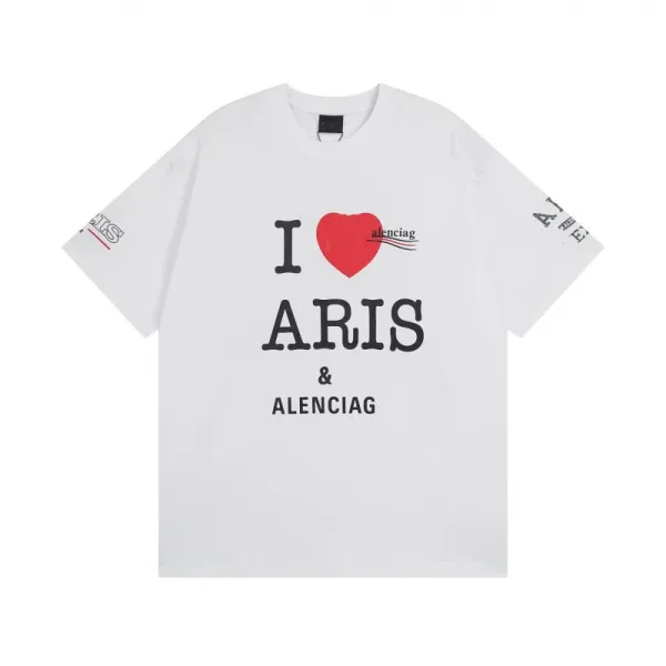 Balenciaga x Aries I Love Aries White T-Shirt - 1