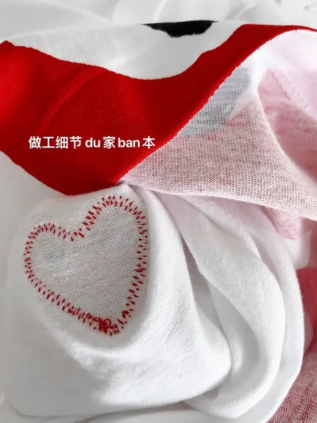 Play Comme des Garçons Three Hearts Navy T-Shirt - 13
