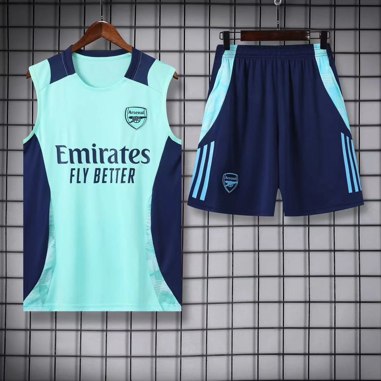 Paris Saint-Germain Matching Sets Football Training Vest and Shorts Set — 2425 Arsenal blue