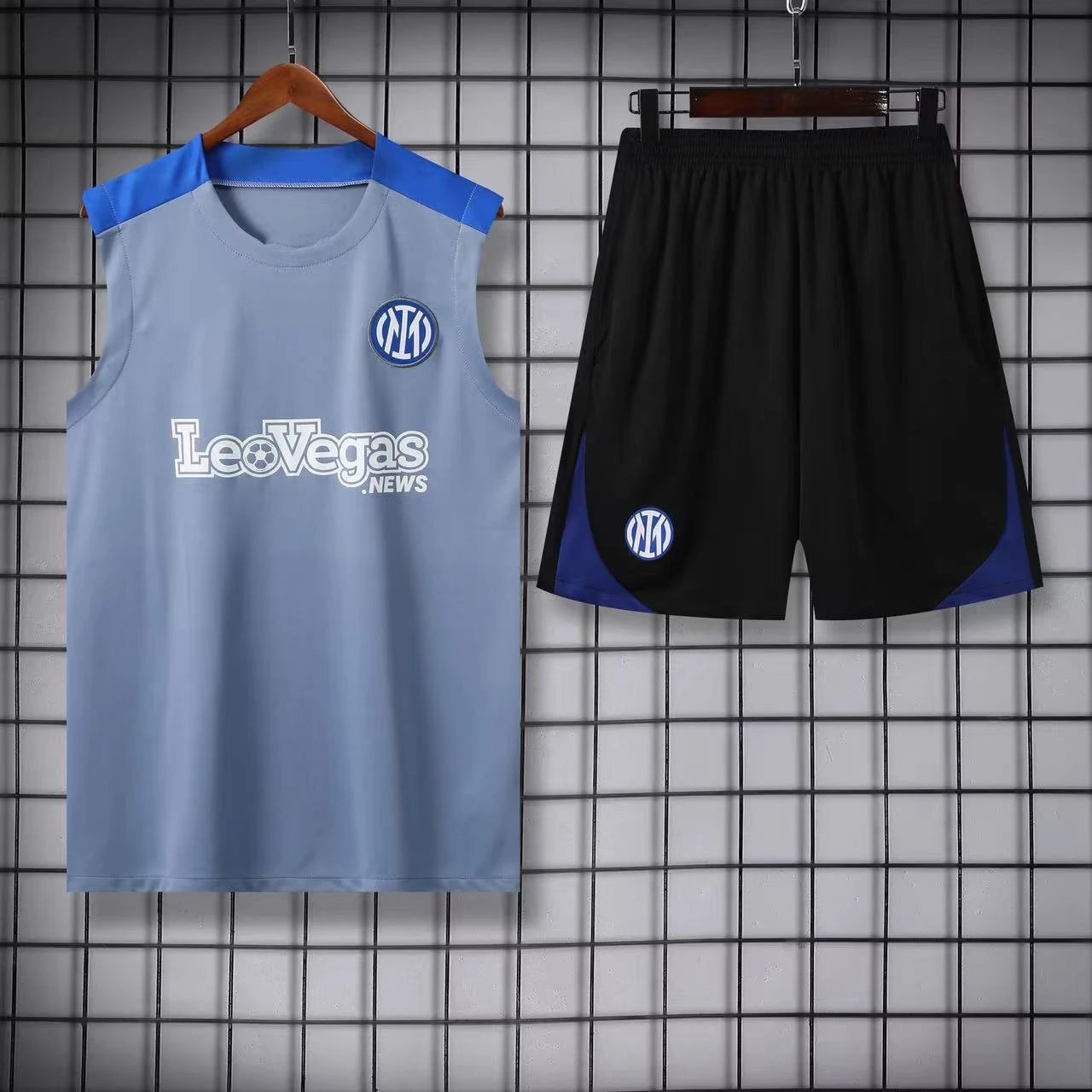 Paris Saint-Germain Matching Sets Football Training Vest and Shorts Set — 2425 Inter Dark Grey