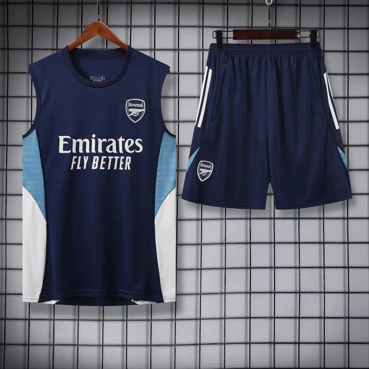 Paris Saint-Germain Matching Sets Football Training Vest and Shorts Set — 2526 Arsenal Royal Blue