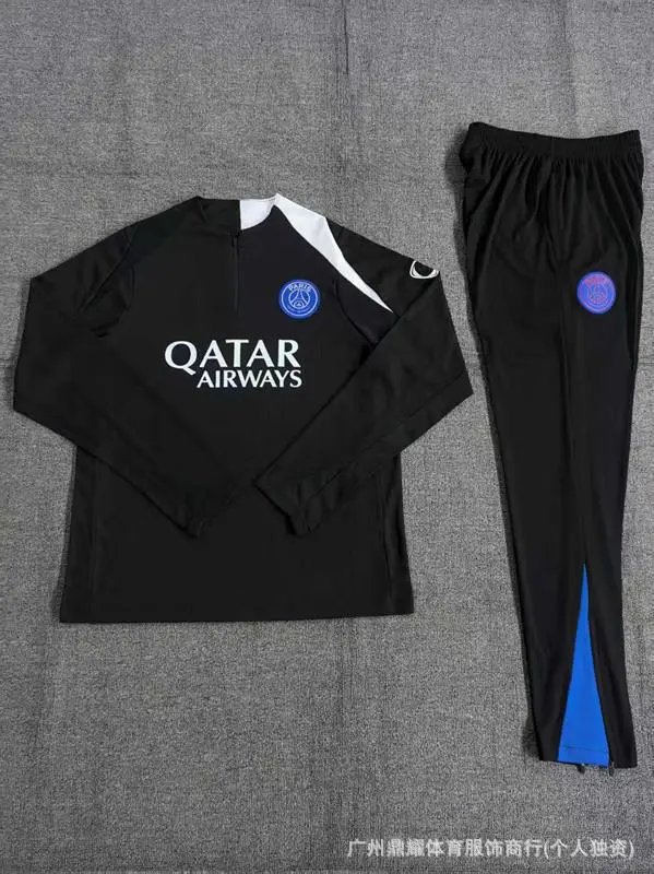 Ad08-football uniform half-zip long-sleeved training uniform jersey whatsapp: +86 158 8038 2382