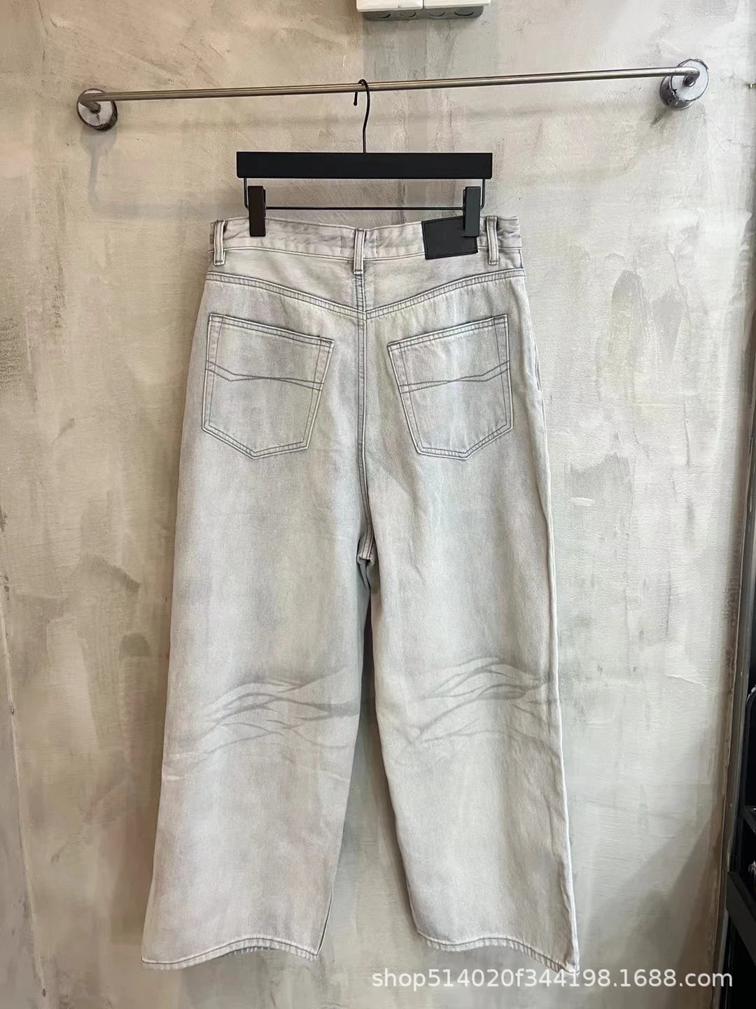 Micro Flare Straight Denim Jeans photo 5