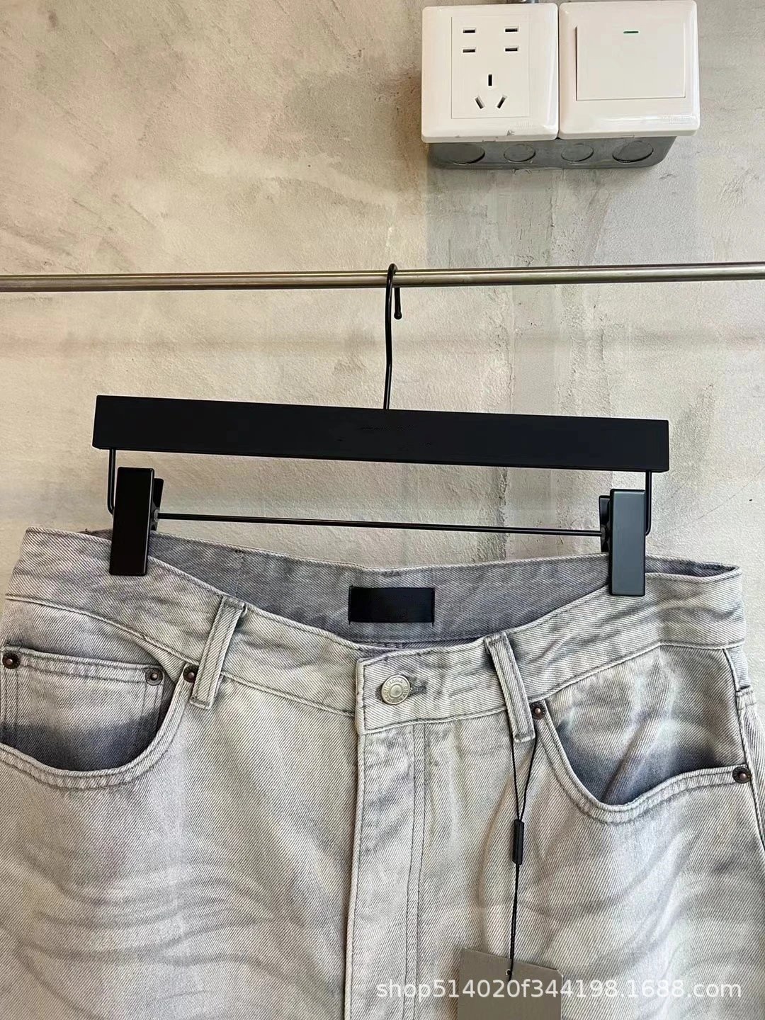 Micro Flare Straight Denim Jeans photo 7