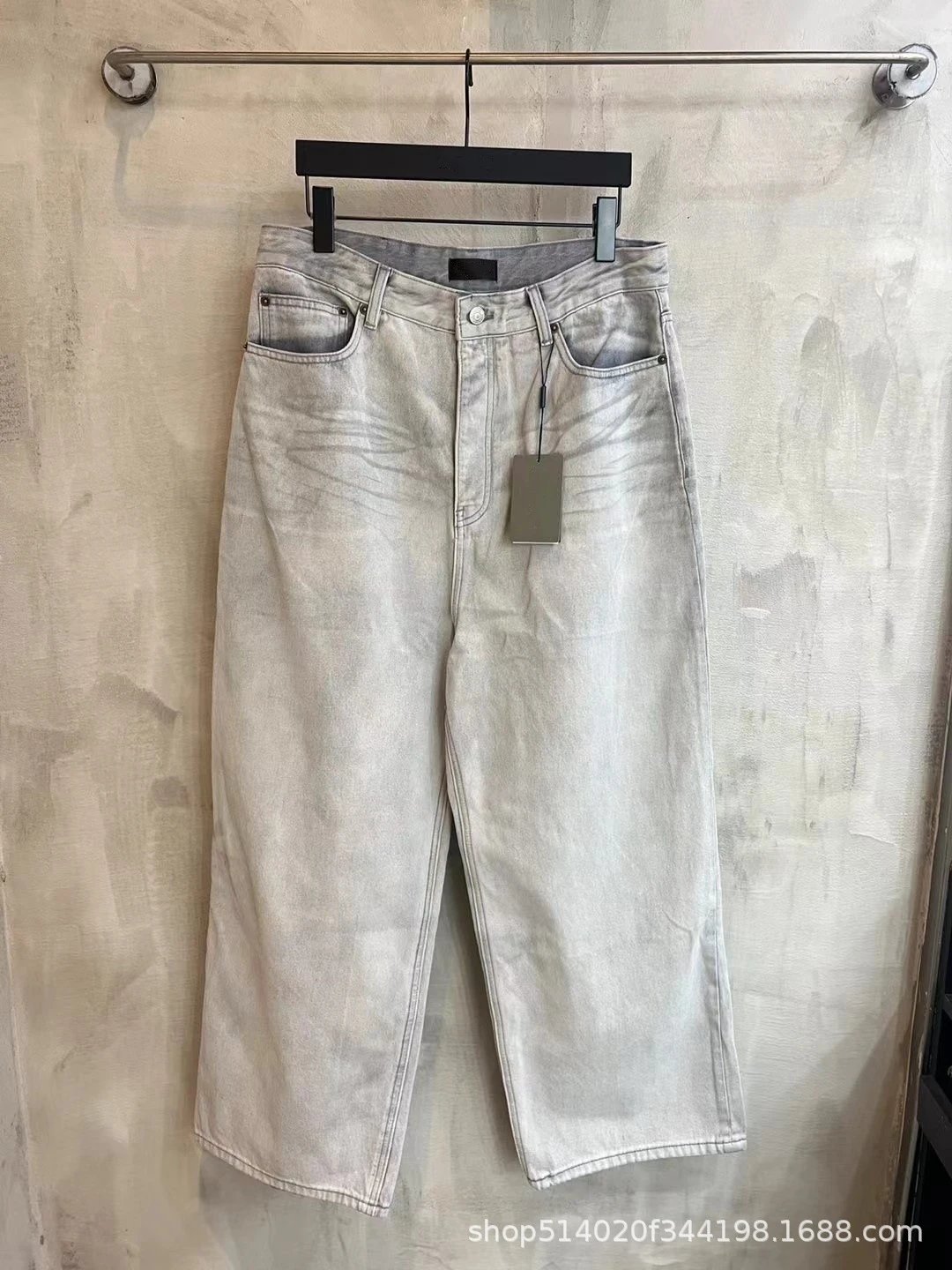 Micro Flare Straight Denim Jeans photo 4