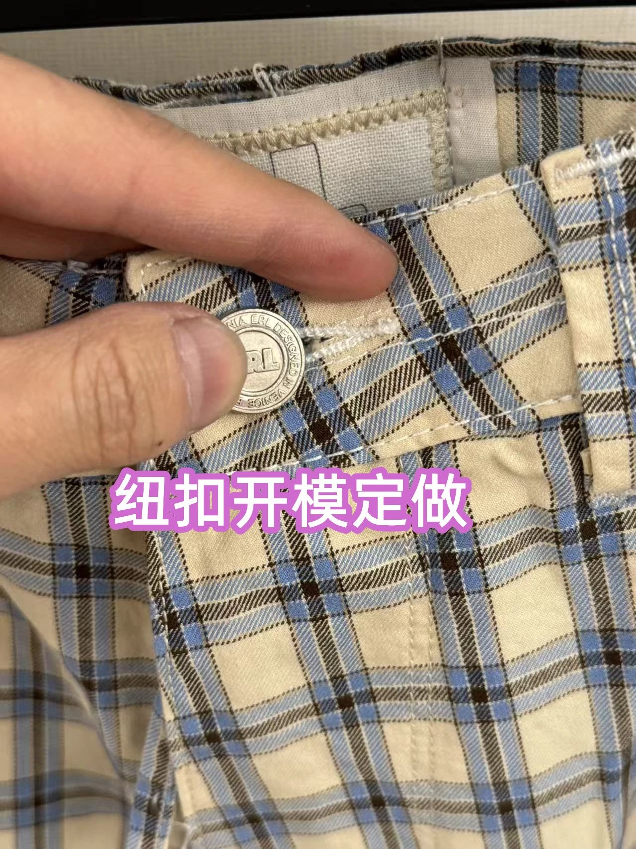 ERL Checked Cargo Pants photo 6