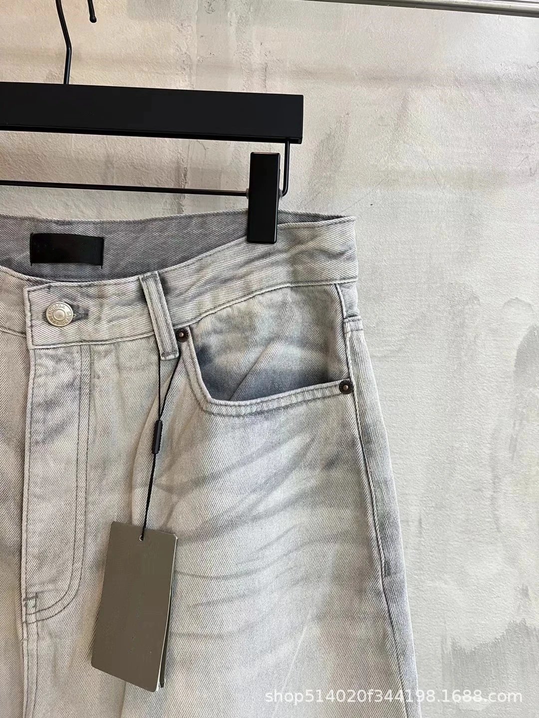 Micro Flare Straight Denim Jeans photo 6