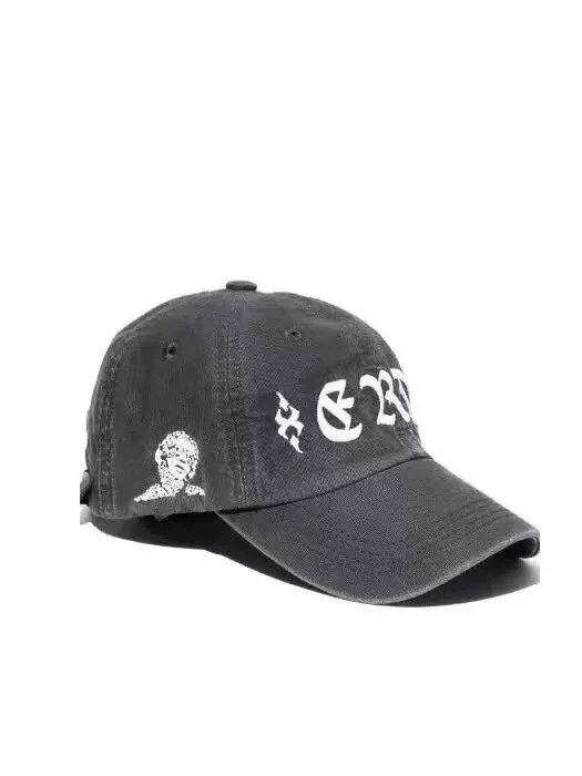 ERL Portrait Cap Washed Black