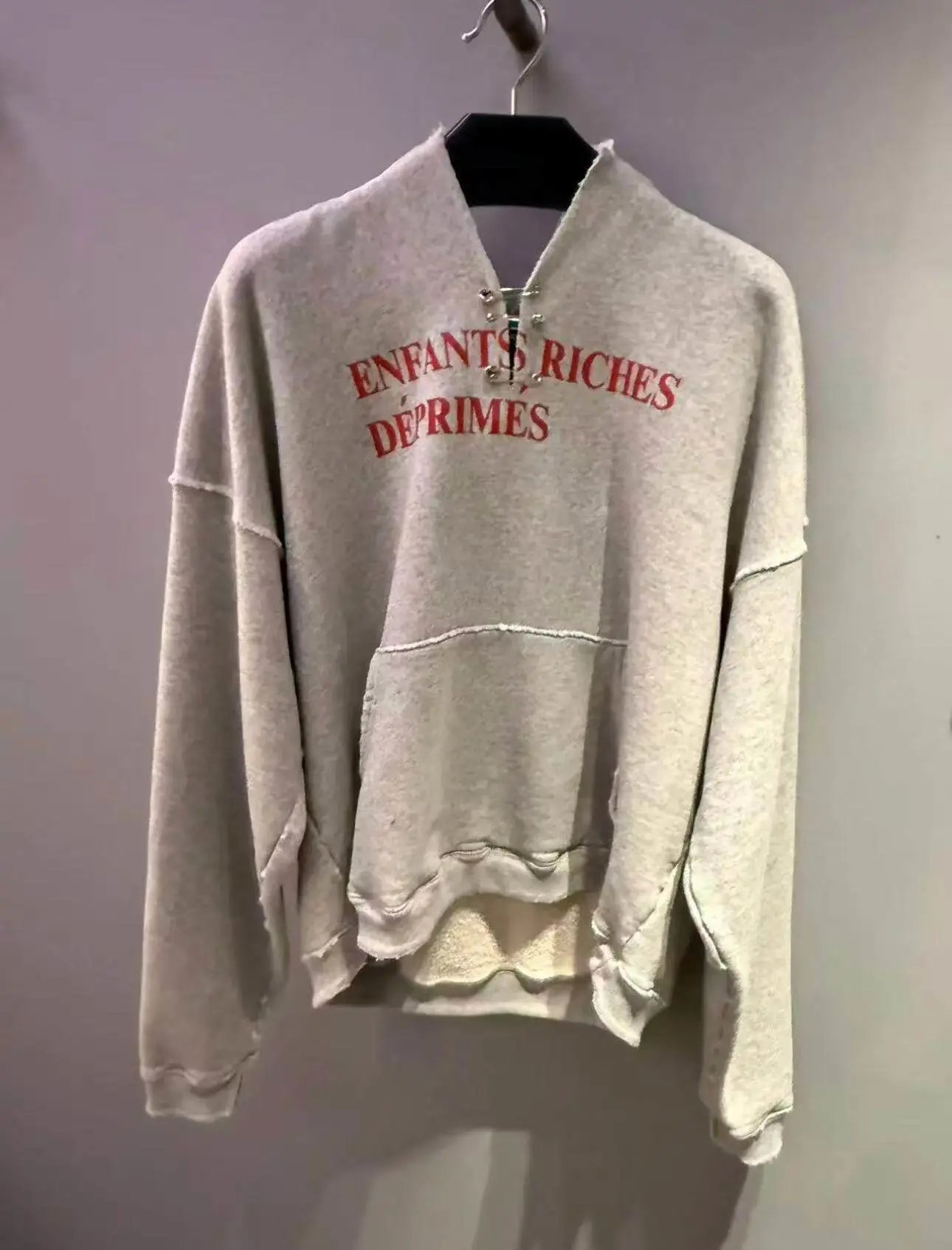 Enfants Riches Déprimés Sweater Safety Pin Grey