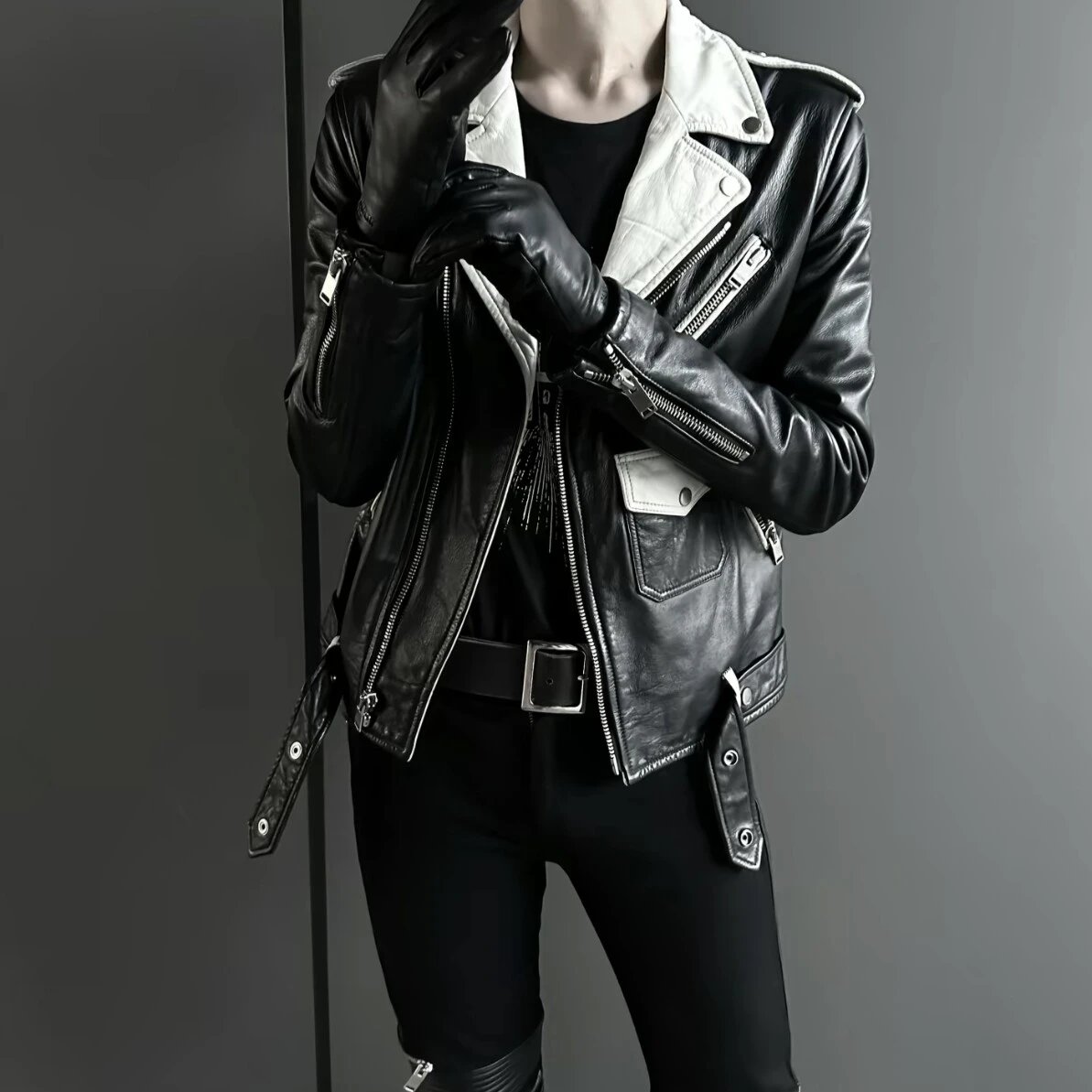 BUDGET Saint Laurent Leather Jacket