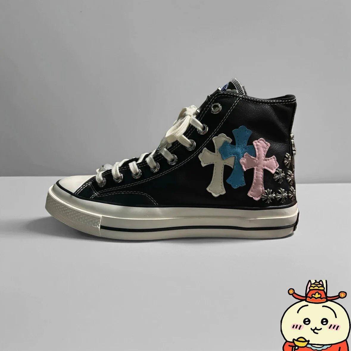 Chrome Hearts Converse Highs
