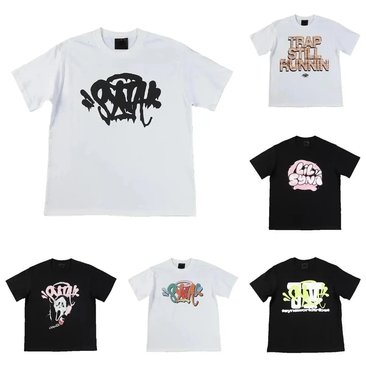 SYNK White Graphic T-Shirt