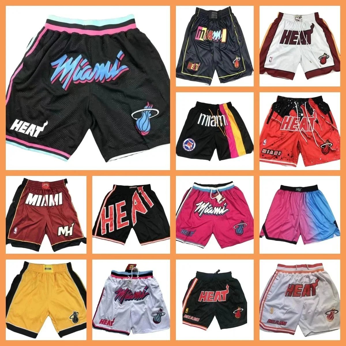 Miami Heat Basketball Shorts