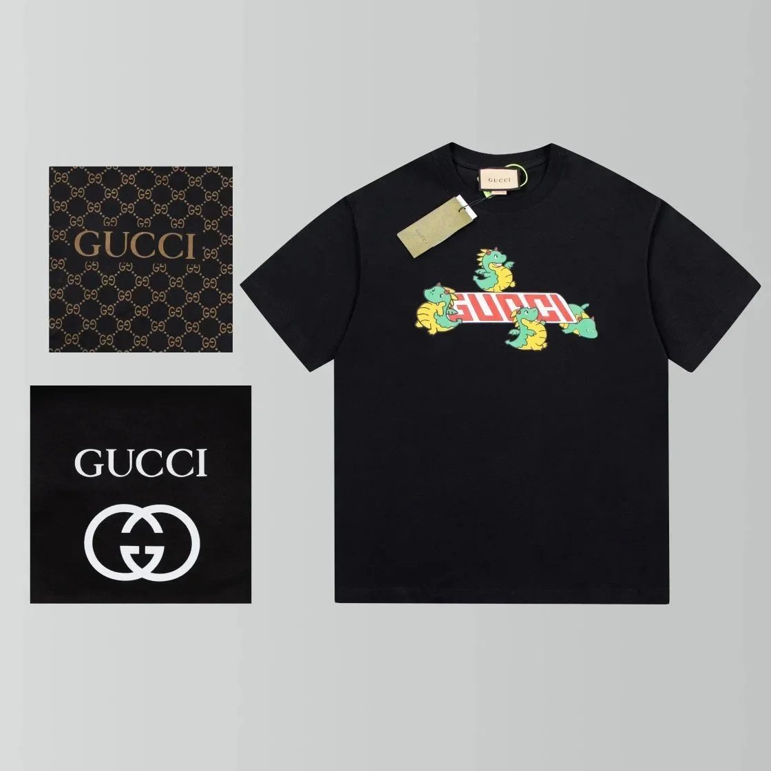Gucci Black Graphic T-Shirt
