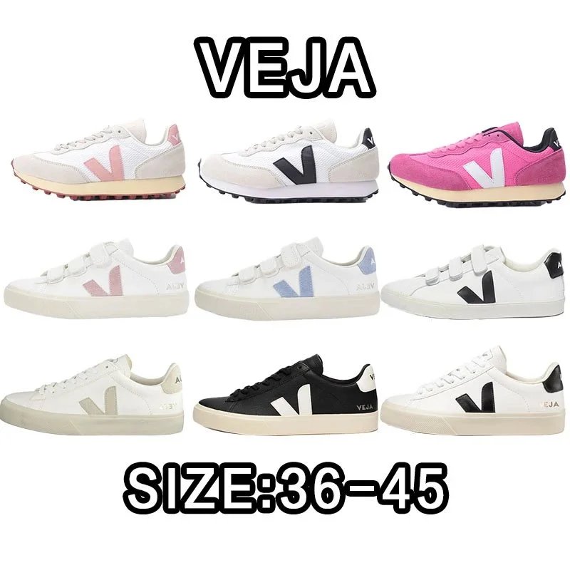 Veja White Low Top Sneakers