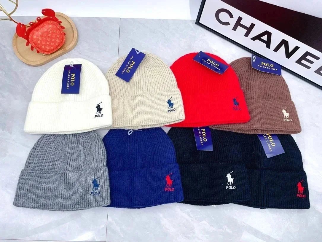 Ralph Lauren Colorful Knit Beanie Hats