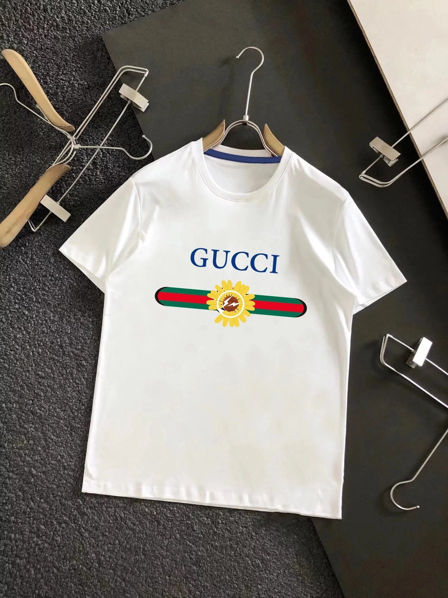 Gucci White Short Sleeve T-Shirt