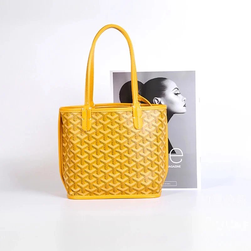Goyard Yellow Tote Bag