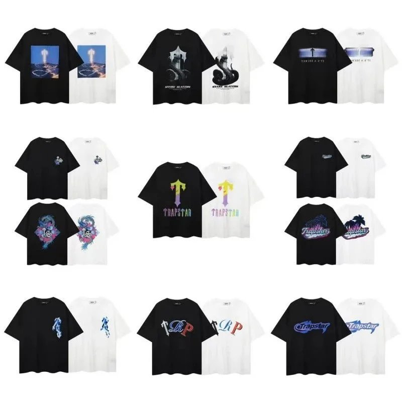 Trapstar Black and White Graphic T-Shirt Collection