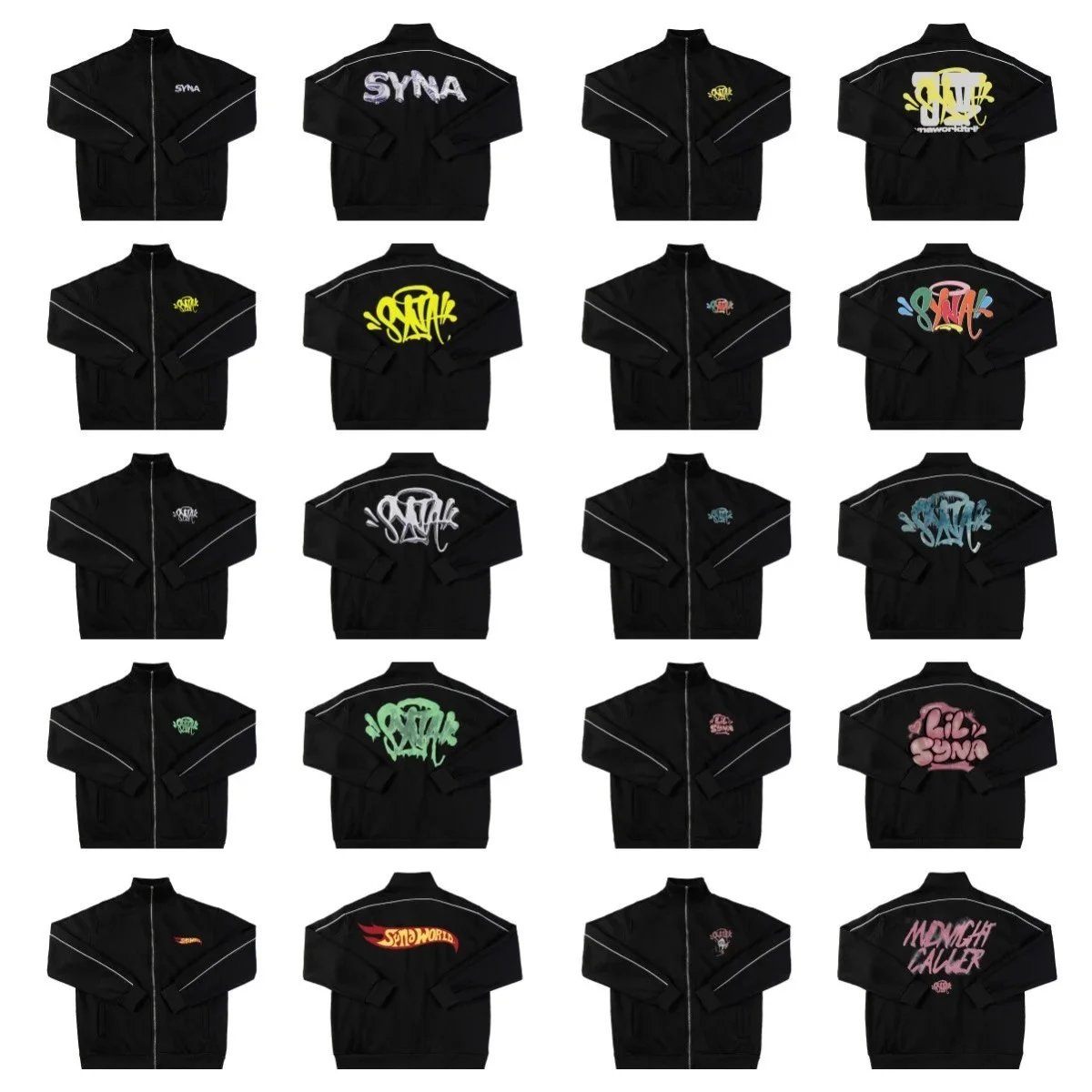 SYNA Black Zip-Up Ja