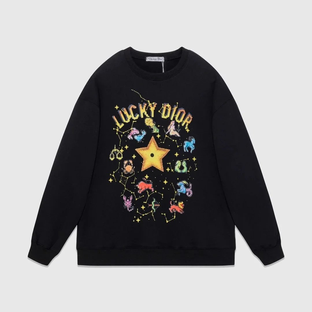 Dior Black Lucky Dior Sweatshirt