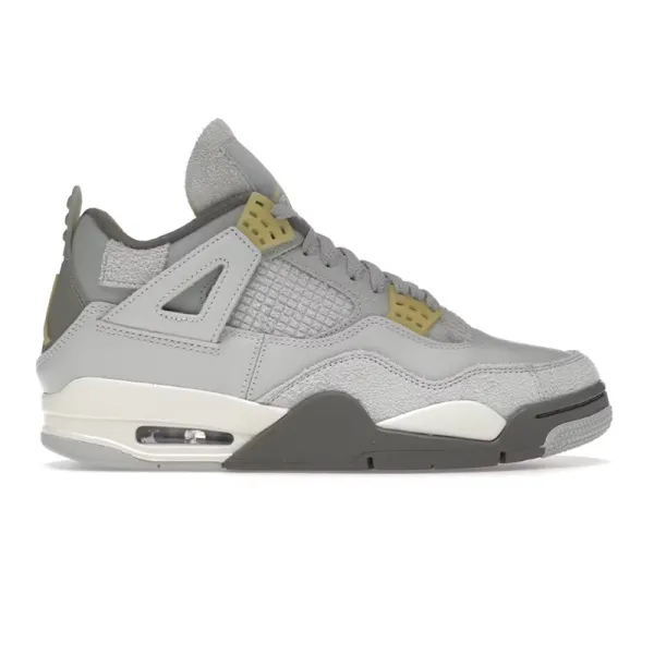 Off-White x Nike Air Jordan 4 'Sail' Sneakers - 27