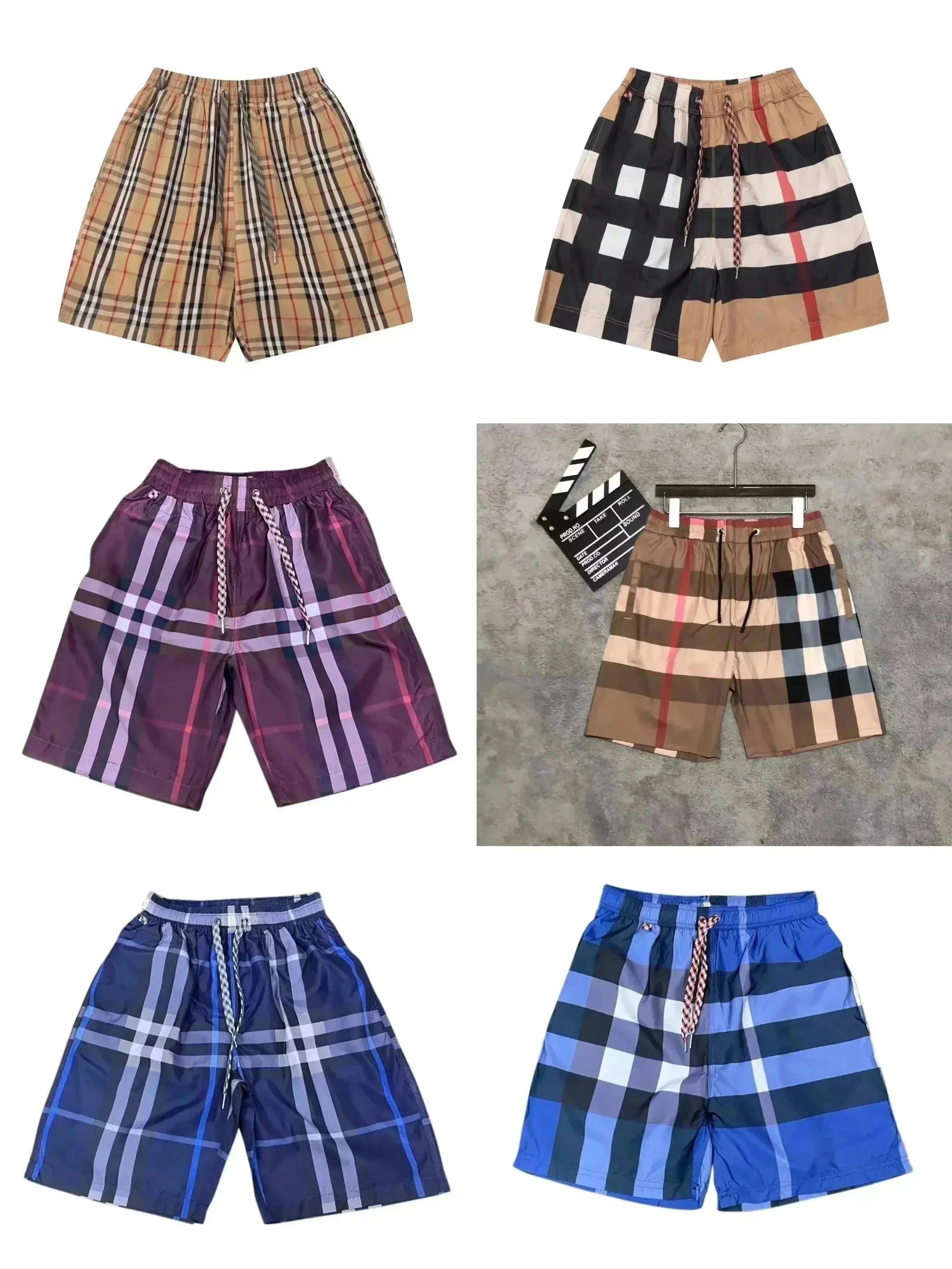 Burberry Plaid Shorts in Various Colors