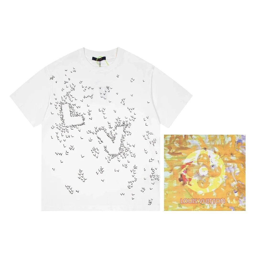 Louis Vuitton White Graphic T-Shirt