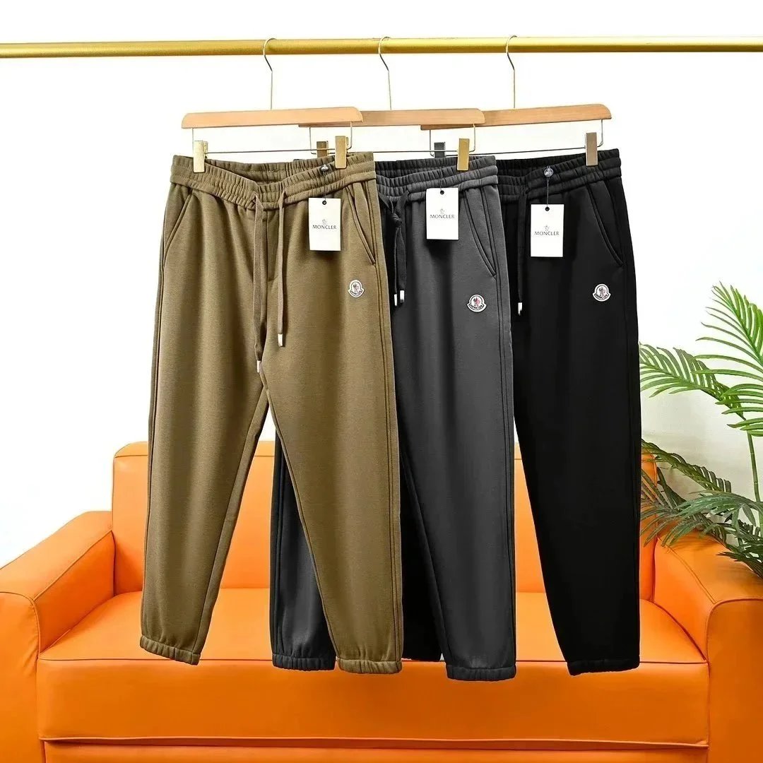 Moncler Olive Grey Black Sweatpants